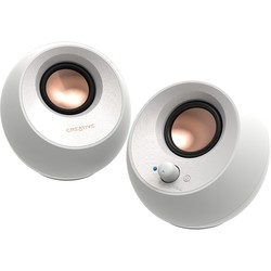 Altavoces Creative Pebble V3 2.0 Usb-C Blanco | Quonty.com | 51MF1700AA002