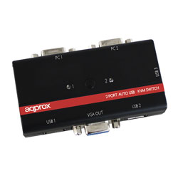 

Conmutador Approx 2pcs Kvm Usb
