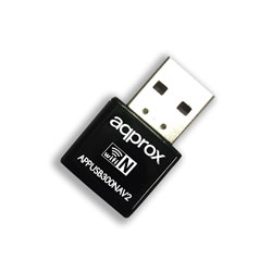 

Adaptador Red Approx Usb2.0 Wifi.N/300mbps Wps Nano
