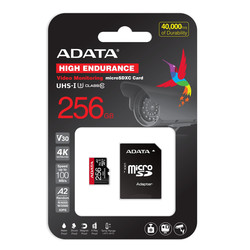 

Microsd Adata 256gb Cl10 Uhs-I U3 V30s 100/80mbps + Adaptador Sd