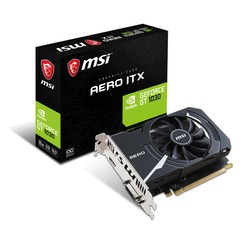 Tarjeta Gráfica Msi Gt 1030 Aero Itx 2gd4 Oc 2gb Gddr4 | Quonty.com | 912-V809-2824