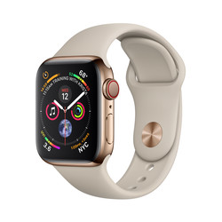 

Apple Watch Series 4 Gps Cellular 40mm Caja Acero Inoxidable Oro Con