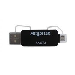 

Lector De Tarjetas Sd/Microsd Approx Appc33 Con Función Pendrive - Sal