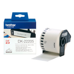 

Cinta De Papel Continuo Brother Dk22205 Blanca 62mm Ancho X 30.40mm Lo
