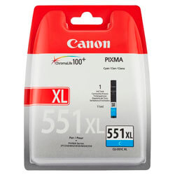

Tinta Canon Cli551xlc Cyan Alta Capacidad