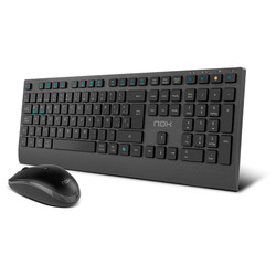 Combo Teclado/Raton Nox Lite Duo Inalambrico Negro | Quonty.com | NXLITEDUOSP