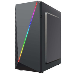

Caja Semitorre/Atx Coolbox Deepabyss S/Fuente Usb3.0 Led-Rgb Negra