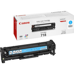 

Toner Cian Canon 718c - 2900 Páginas Para Impresoras I-Sensys Lbp7660c