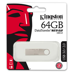 

Pendrive Kingston 64gb Usb3.0 Dt Se9 G2