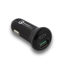

Cargador De Coche 1 Puerto Usb-C + 1 Puerto Usb-A 36w Funcion Carga Ra