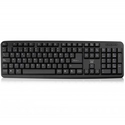 Teclado Negro Ewent Ew3109 Slim Usb Y Ps2 Ewent | Quonty.com | EW3109