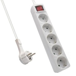

Regleta Ewent Ew3955 5tomas C/Interruptor Enchufe Plano