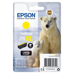 

Cartucho Epson 26xl 9.7ml Amarillo - Oso Polar