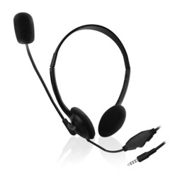 Auriculares C/Microfono Ewent Ew3567 C/Volumen Negro | Quonty.com | EW3567
