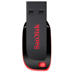 Pendrive 128gb Usb2.0 Sandisk C.Blade Negro, Rojo | Quonty.com | SDCZ50-128G-B35