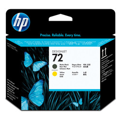 

Tinta Hp Cabezal Nº 72 Pack Bicolor Negro Mate / Amarillo