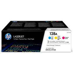 

Toner Hp Cf371am Nº128a Pack Tricolor C/M/Y 1.300pag