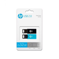 

Pendrive Hp 32gb Usb2.0 V212/Twin Negro/Azul Pack 2 Unidades