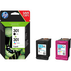 Tinta Hp N9j72ae / J3m81ae / Cr340 Pack Nº 301 Negro / Color | Quonty.com | N9J72AE