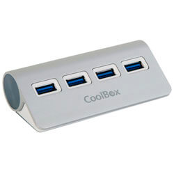 

Hub Coolbox 4 Ptos Usb3.0 Alu-3