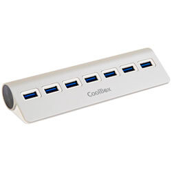 

Hub Coolbox 7 Ptos Usb3.0 Alu-3