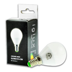 

Bombilla Globo Iglux Xg-0514-F - 5w - E14 - 6000ºK - Ángulo 120 - 420