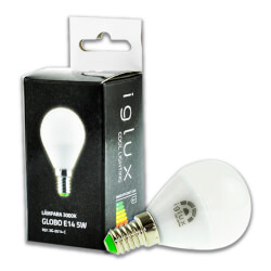 

Bombilla Globo Iglux Xg-0514-N - 5w - E14 - 4000ºK - Ángulo 120 - 400