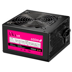 Fuente L-Link 650w Pfc-Pasivo 12cm Atx | Quonty.com | LL-PS-650