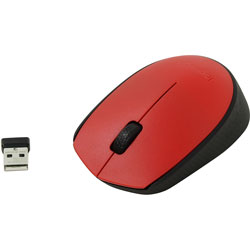 Raton Logitech M171 Inalambrico Rojo/Negro | Quonty.com | 910-004641