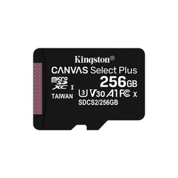 Micro Sd Kingston 256gb Cl10 Uhs-I Canvas Select Plus + Adaptador | Quonty.com | SDCS2/256GB
