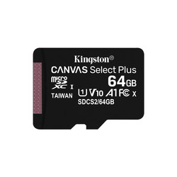 Microsd Kingston 64gb Cl10 Uhs-I Canvas Selected Plus | Quonty.com | SDCS2/64GBSP