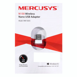 Adaptador Red Mercusys Mw150us Usb2.0 Wifi-N/150mbps Nano | Quonty.com | MW150US