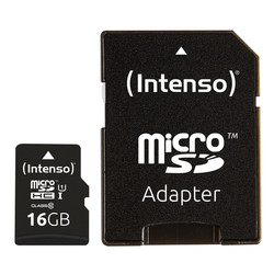 Microsd Intenso 3423470 Uhs-I Premium 16gb C/Adap | Quonty.com | 3423470