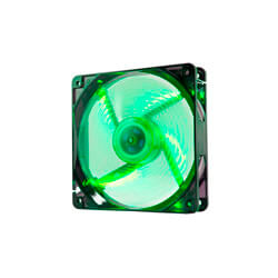 

Ventilador 12cm Nox Cool Fan 1.200rpm Transparente Leds-Verdes