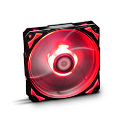 Ventilador Nox Hfan 12cm 1.600rpm Leds-Rojos | Quonty.com | NXHUMMERF120LR