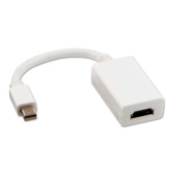 

Adaptador Nanocable 10.16.0102-W - Mini Displayport Macho A Hdmi Hembr