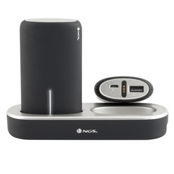 

Base De Carga Ngs Twinpeaks + 2 Baterias Externas 5000mah (Usb 2.1a -