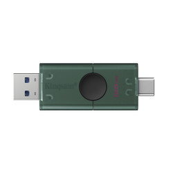 Pendrive Kingston 128gb Usb3.2 Duog2 Type-C Y Type-A Negro | Quonty.com | DTDEG2/128GB