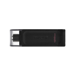 Pendrive Kingston 128gb Usb-C 3.2 Dt70 Negro | Quonty.com | DT70/128GB