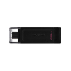Pendrive Kingston 256gb Usb-C 3.2 Dt70 Negro | Quonty.com | DT70/256GB