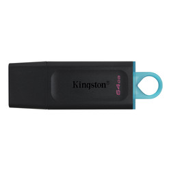 Pendrive Kingston 64gb Usb3.2 Dt Exodia Gen1 Negro/Turquesa | Quonty.com | DTX/64GB