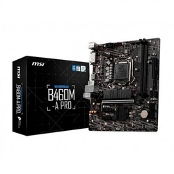 Placa Msi B460m-A Pro Intel B460 1200 2ddr4 Hdmi Pcie3.0 M.2 Sata6 Usb3.2 Matx | Quonty.com | 911-7C88-002