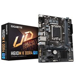 Placa Gigabyte H610m K Ddr4 1.0 Intel1700 2ddr4 Pcie4.0 2sata3 Usb3.2 M-Atx | Quonty.com | H610M K DDR4 1.0