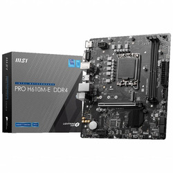 Placa Msi Pro H610m-E D4 1700 2ddr4 Hdmi 4sata3 Matx | Quonty.com | 911-7D48-007