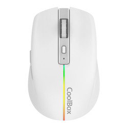 Raton Coolbox W01 1.600dpi Inalambrico Blanco | Quonty.com | COO-MOU-W01-W