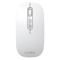 Raton Coolbox W02-Ia 1.600dpi Inalambrico Blanco | Quonty.com | COO-MOU-W02-W