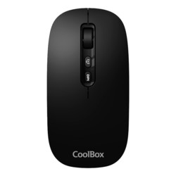 Raton Coolbox W02-Ia 1.600dpi Inalambrico Negro | Quonty.com | COO-MOU-W02-B