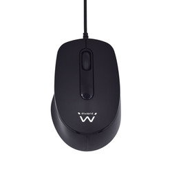 Raton Ewent Ew3159 Oprtico 1000dpi Usb Negro Silencioso | Quonty.com | EW3159