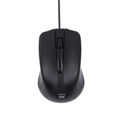 Raton Ewent Ew3300 Optico 1000dpi Usb Negro | Quonty.com | EW3300