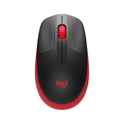 Raton Logitech M190 Inalambrico Negro/Rojo | Quonty.com | 910-005908